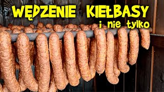 WĘDZENIE kiełbasy boczku  domowa wędzarnia czyli jak nie kupować w markecie [upl. by Esened120]