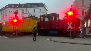 Bahnübergang Borkum Bismarkstraße [upl. by Utter]