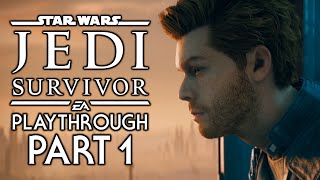 Star Wars Jedi Survivor  Coruscant Playthrough Part 1 [upl. by Ecadnarb]