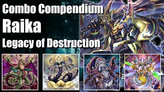 Combo Compendium Raika  YuGiOh Legacy of Destruction [upl. by Lamak]