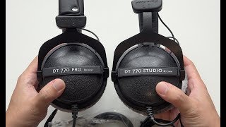 Beyerdynamic DT 770 Studio vs DT 770 Pro Headphones  What are the Differences [upl. by Seravart]