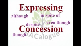 Grammar Expressing Concession [upl. by Ilahsiav]