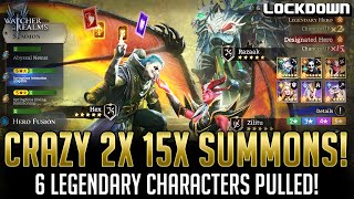 WOR Going All In First Ever 2x 15x Summons Hex amp Zilitu Please Watcher of Realms Pulls [upl. by Yvan]