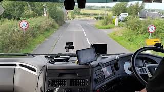 LGVHGV Cockpit View A70 Ayr to Cumnock Scotland [upl. by Ramon]