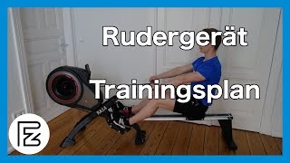 Rudergerät Trainingsplan für Anfänger und Fortgeschrittene [upl. by Gadmon180]