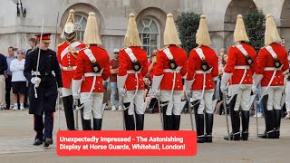 Unexpectedly Impressed  The Astonishing Display at Horse Guards Whitehall London [upl. by Cromwell]