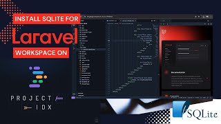 How to Install SQLite for Laravel Workspace on Project IDX [upl. by Michal48]