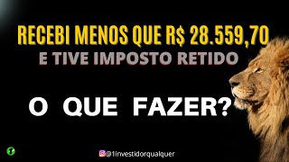 Como restituir Imposto de Renda retido do salário [upl. by Kcirdes]