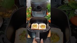 10 Minutes Breakfast Egg Toast In Air Fryer [upl. by Ahsienat]