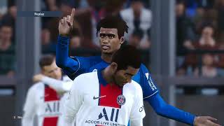 PSG  Stade de Reims  PES 2021 GAMEPLAY [upl. by Banebrudge878]