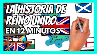 ✅ La historia de REINO UNIDO y el IMPERIO BRITÁNICO en 12 minutos  Resumen rápido y fácil [upl. by Lunnete]