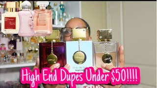 Armaf  High End Dupes Under 50  Perfume Collection  Baccarat amp Delina Dupes [upl. by Glad]