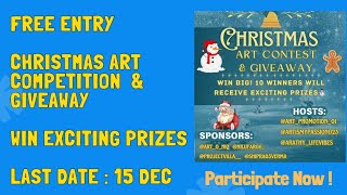 Christmas Art Competition  Win Exciting Prizes  Participate now [upl. by Freddie812]