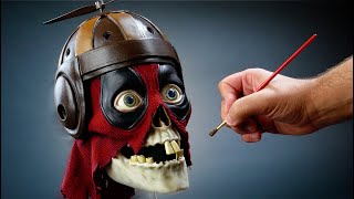 Zombie Deadpool Headpool Sculpture Timelapse  Deadpool amp Wolverine [upl. by Gall]