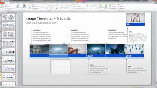 PowerPoint Zeitstrahl Vorlage [upl. by Enyaht290]