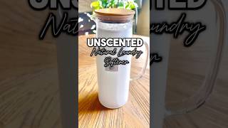 🧺 DIY Simple UNSCENTED Laundry Softener naturalproducts diycleaning laundryhacks laundry hack [upl. by Kahn]