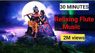 Meditationrelaxing musickrishna flute musicmind ko sant karne ka upaymusic bhajan 2M Views [upl. by Nwahsyar]