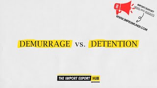 Demurrage and Detention  How Does It Works [upl. by Airdnas201]