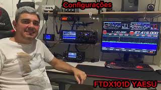 FTDX101D YAESU  Configurações ftdx101d yaesu [upl. by Arinaid]