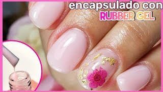 Como Usar el RUBBER GEL  How to do Rubber Gel Nails [upl. by Cohbert]