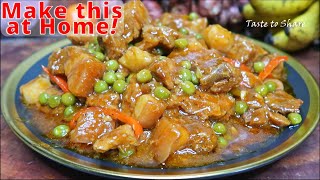 Ang sarap❗ Easy Pork Recipe idea💯✅ How to Make Delicious Pork Guisantes Best Pork Guisantes Method [upl. by Hoeve407]