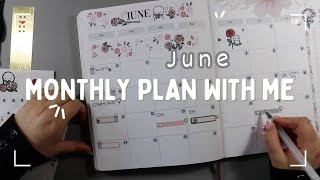 June 2024 Plan with Me ft The Coffee Monsterz Co monthly kit  EC 8x10 Hourly Softbound [upl. by Htomit]