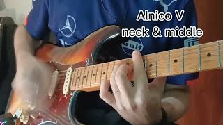 Stratocaster Jet js300 Ceramic vs Alnico V Fleor vintage [upl. by Voe561]