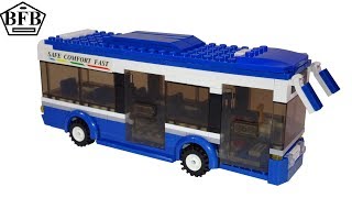 Sluban M38B0330  Baukasten  Stadt Bus  Speed Build mit Lego Test [upl. by Irme]