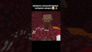 Biladerim Minecraft Bedava Verisyonu Oynuyor😭💀 minecraft [upl. by Slayton]