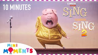 Best Of Gunter ✨ 10 Minute Compilation  Sing amp Sing 2  Movie Moments  Mini Moments [upl. by Frasco]