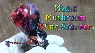 Magic Mushrooms Cast In Alumilite  The Wine Bottle Stopper  Dunkin Junk Replay [upl. by Attolrac]