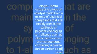 What is called ZieglerNatta catalyst [upl. by Varden45]