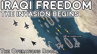 Operation Iraqi Freedom  The Invasion Begins  Animated [upl. by Birecree]