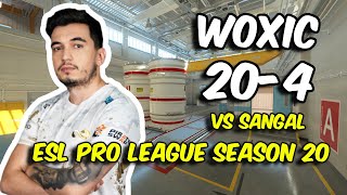 CS2 POV  Eternal Fire Woxic 204 vs Sangal Nuke  ESL Pro League Season 20 [upl. by Hgielrac]