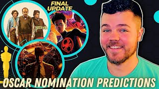 2024 Oscar Nomination Predictions FINAL [upl. by Ardnuyek]