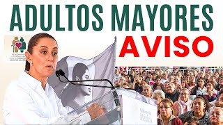 🔔Adultos Mayores La Presidenta da AVISO este Martes 12 de Noviembre🔔 [upl. by Chrystal]