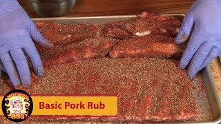 Basic Pork Rub  Spare Rib Rub Recipe [upl. by Demakis]