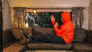 Surviving a Rainstorm in a RV  Camping in a Travel Trailer [upl. by Fleming36]