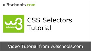 W3Schools CSS Selectors Tutorial [upl. by Micheil]