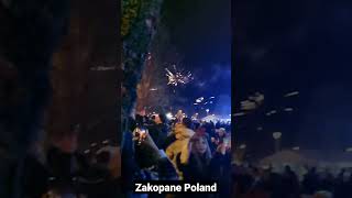 New Year 2022 Zakopane Poland zakopane poland newyear2022 newyear sylwester happynewyear [upl. by Oirifrop437]