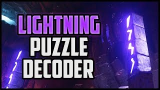 THULIAN HAMMER LIGHTNING PILLAR PUZZLE DECODER WW2 Zombies The Frozen Dawn [upl. by Nelyahs]