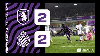 K BEERSCHOT VA 22 CLUB BRUGGE  HIGHLIGHTS [upl. by Niret561]