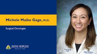 Michele Gage MD  Surgical Oncology [upl. by Boyes]