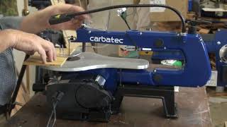 Part 3  Carbatec SS400H Scroll Saw Operation Safety Maintenance [upl. by Dagny282]