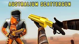 Half Life  Goldsource Australium Scattergun Weapon Model Demonstration [upl. by Aicnorev]