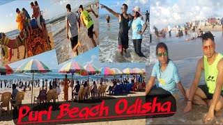 Puri Beach Odisha chutti special puri beach santhali video bijaymurmuvlogger [upl. by Enitsugua410]