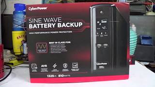 Product Review CyberPower GX1325U True Sine Wave Uninterruptible Power Supply UPS [upl. by Rothstein]