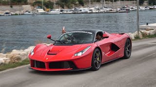 BEST OF Ferrari LaFerrari  LOUD Accelerations Drag Race amp Revving [upl. by Akimaj478]