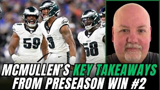 John McMullens FULL RECAP of Eagles Preseason Game vs Patriots Key Takeaways Best Players amp more [upl. by Alleon525]