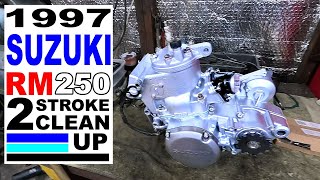 ABUSED 1997 SUZUKI RM250 CLEAN UP [upl. by Luke911]